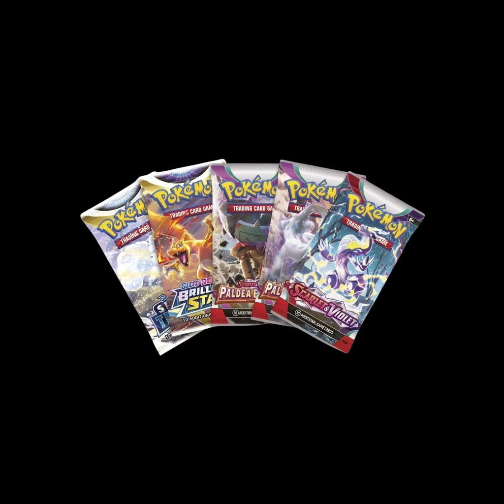 Pokemon Paldea Legends Koraidon EX Tin (5 Boosters)