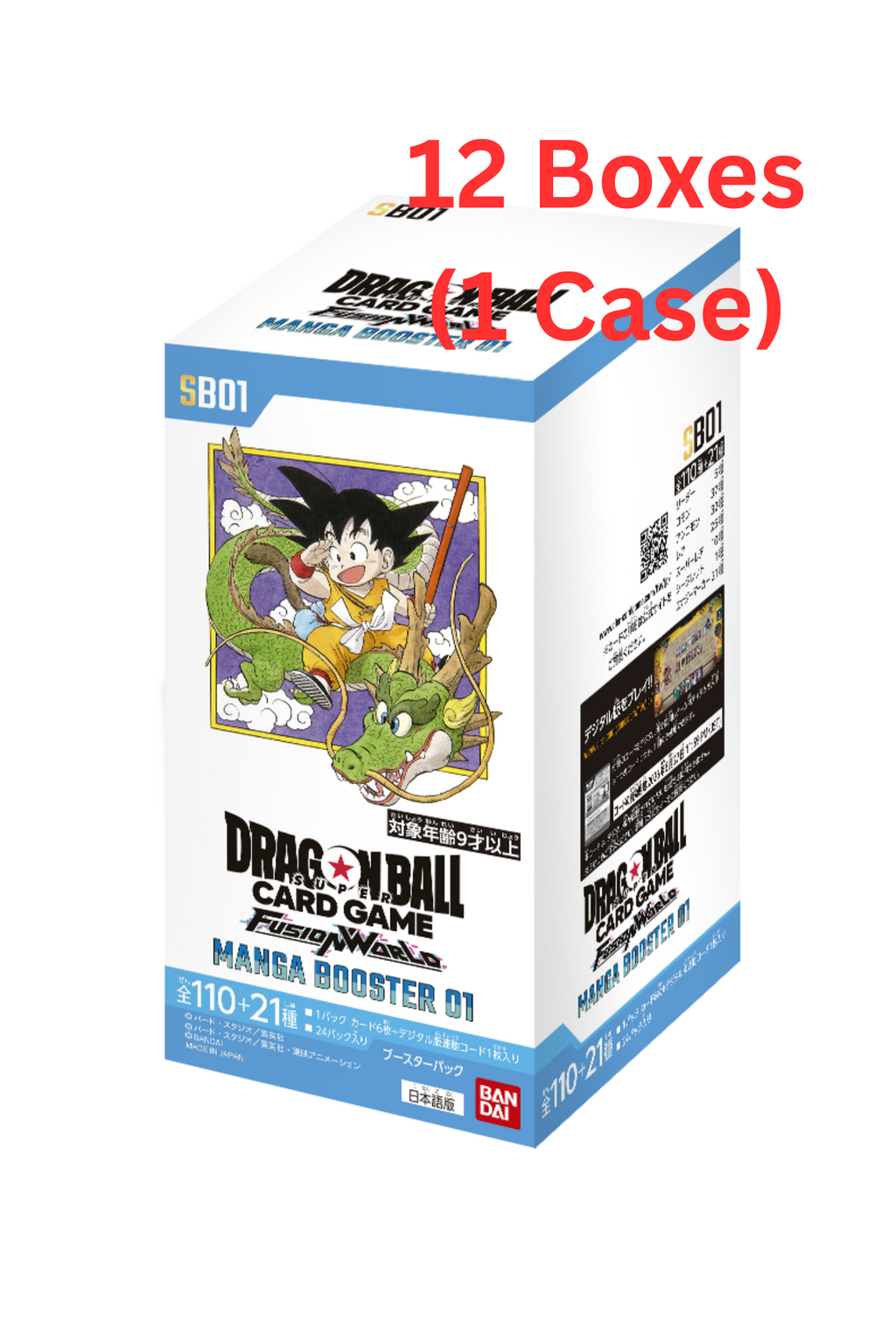 Dragon Ball Super TCG: (1 Case) MANGA BOOSTER 01 [SB01] - NEW (2025/06/28)