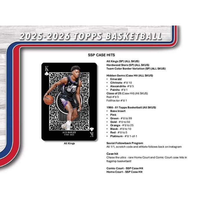 2025/26 Topps Flagship Basketball Hobby Box