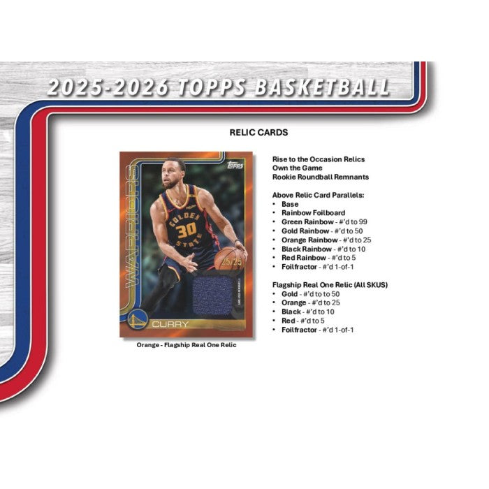 2025/26 Topps Flagship Basketball Hobby Box