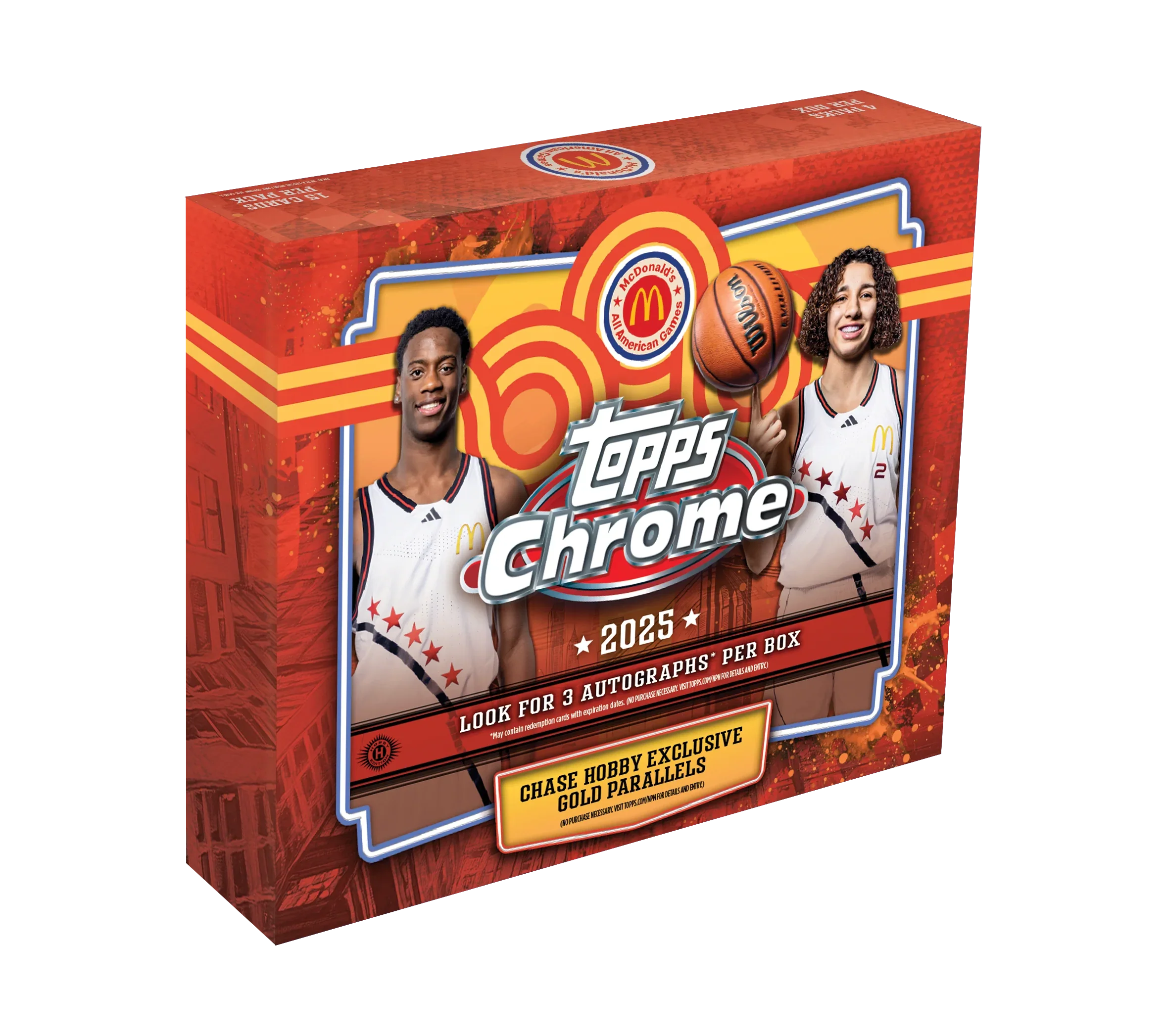 2025 Topps Chrome McDonald’s All-American Basketball Hobby Box