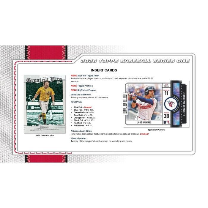 2026 Topps Series 1 Baseball Hobby Box
