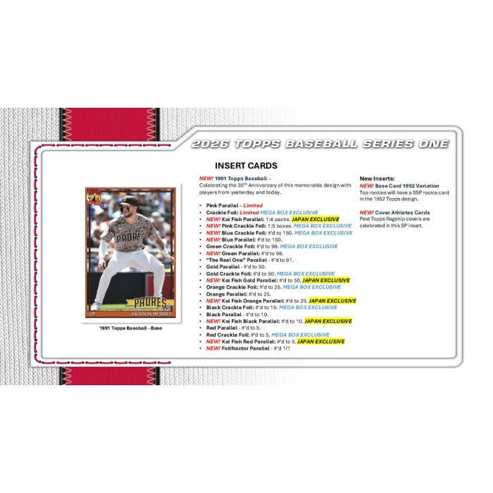 2026 Topps Series 1 Baseball Hobby Box