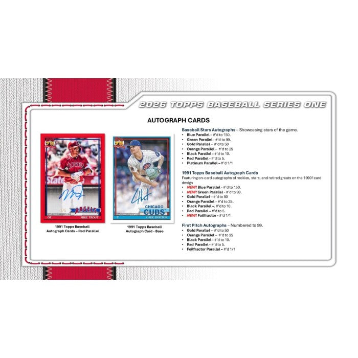 2026 Topps Series 1 Baseball Hobby Box