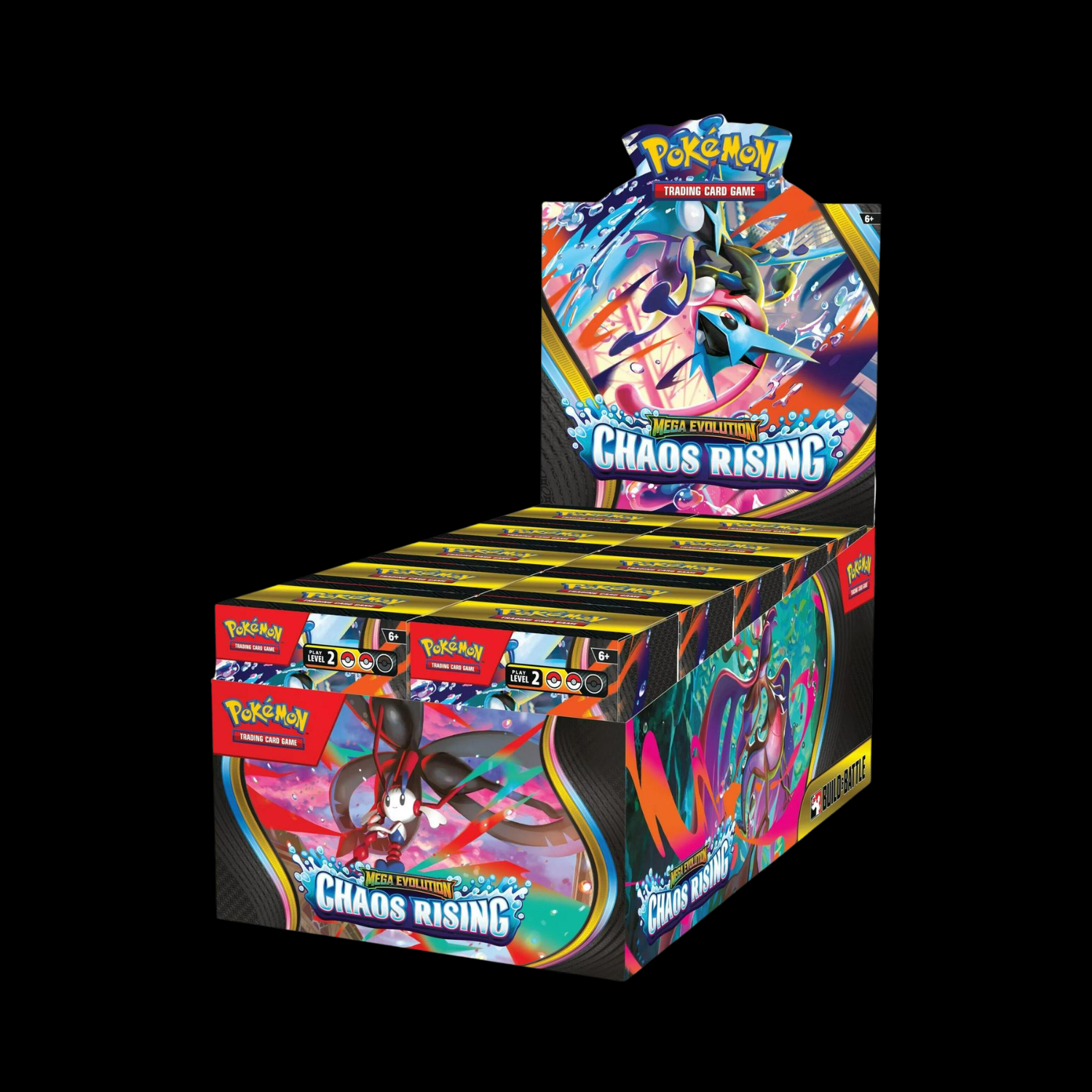 Pokémon Mega Evolution Chaos Rising Build and Battle Display