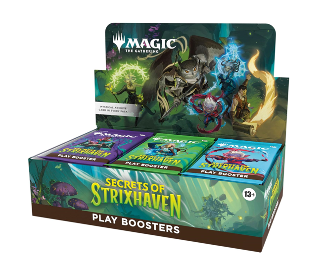 Magic: The Gathering "Secrets of Strixhaven" Play Booster - English Edition (Box of 30 Packs)
