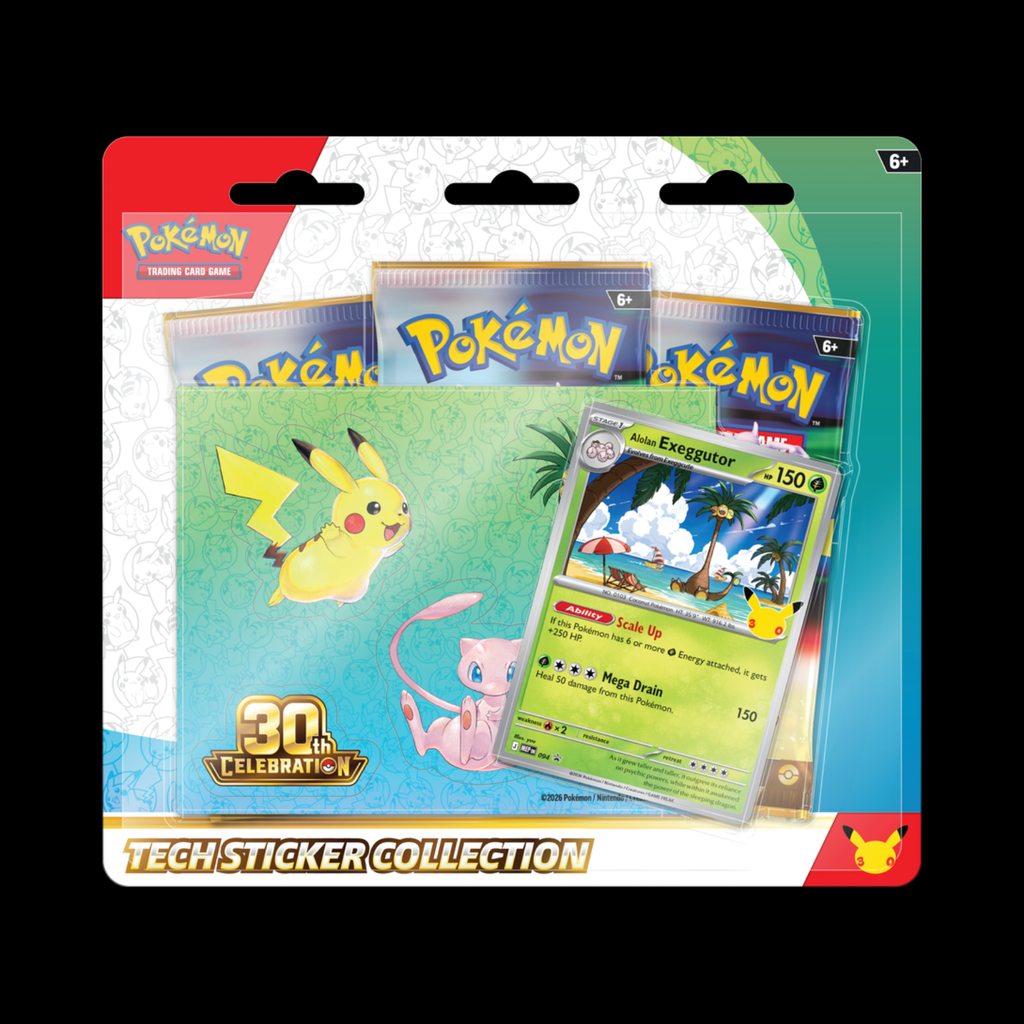 Pokemon 30th Celebration Tech Sticker Collection (Ships September 2026)