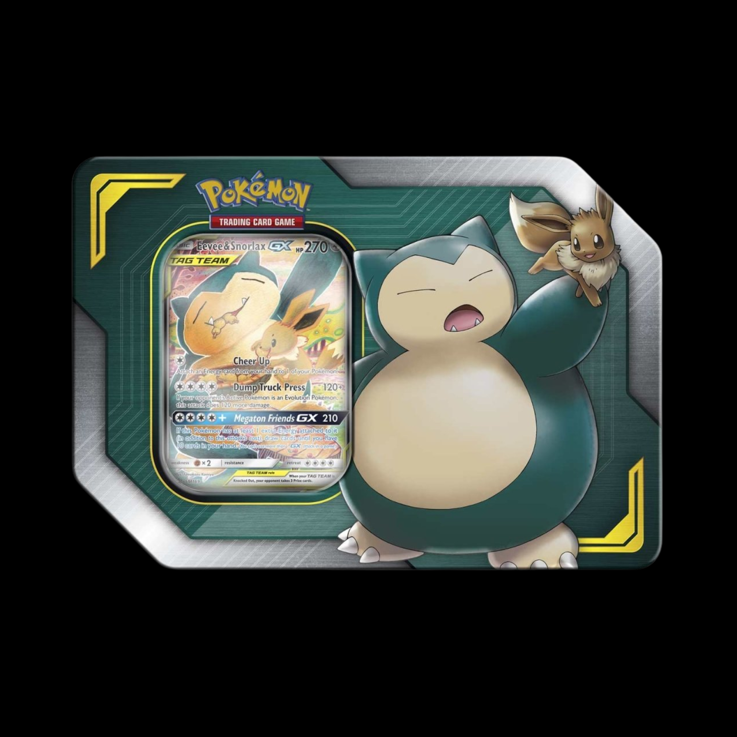 Pokemon Tag Team GX Snorlax & Eevee Tin