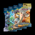 Pokemon Sun & Moon Unbroken Bonds x4 Sleeved Booster Pack Art Set 2019