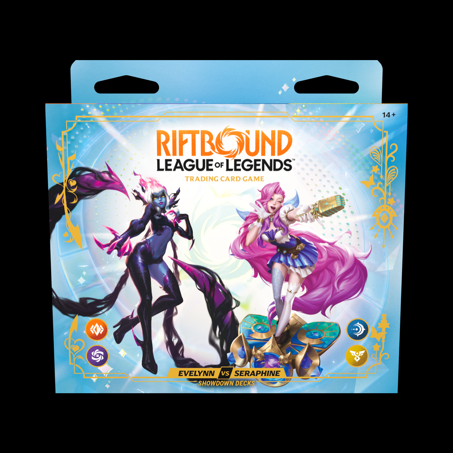 Riftbound League of Legends Radiance Showdown Deck Evelynn vs Seraphine (Ships Oct 23rd)