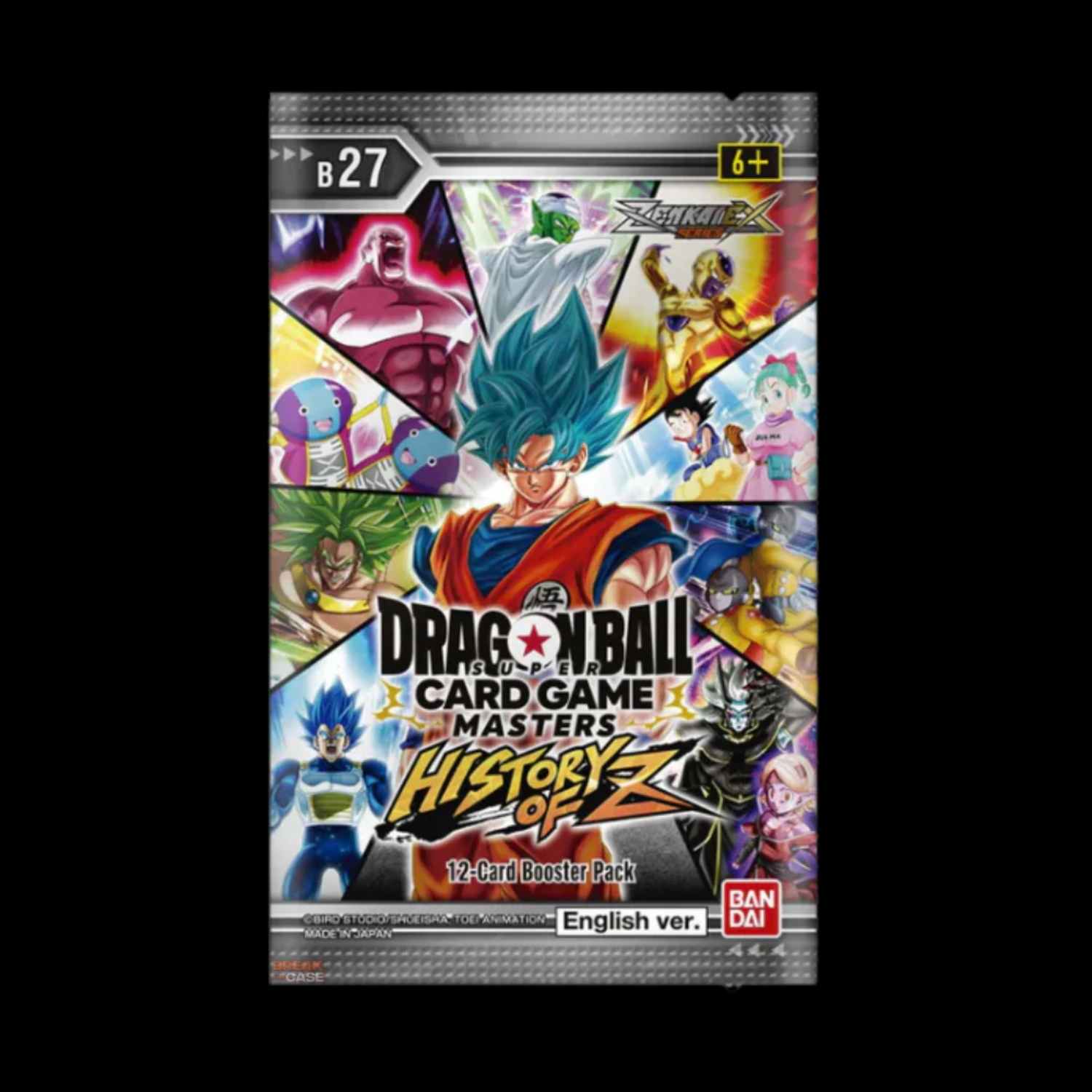 Dragon Ball Super Masters History of Z B27 Booster Pack