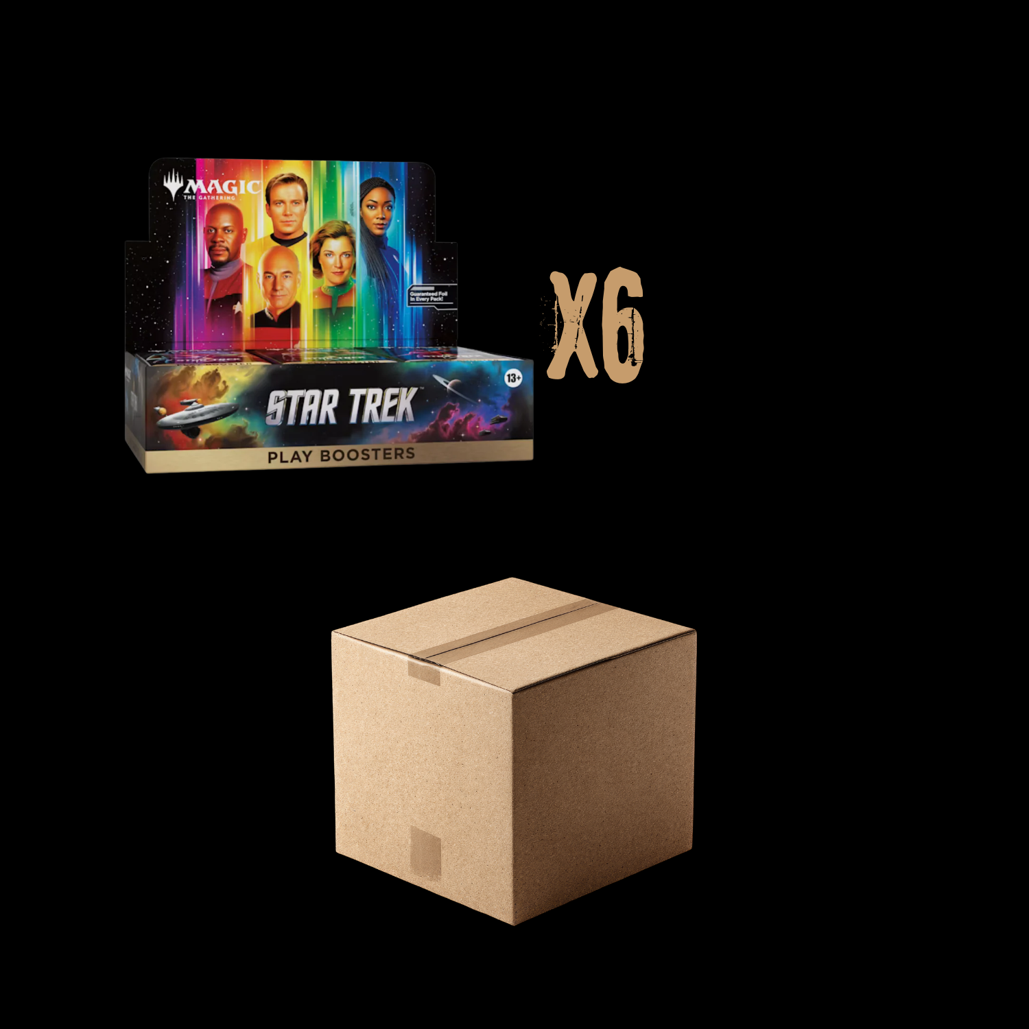 MTG Magic The Gathering Star Trek Play x6 Booster Box Sealed Case (Ships November 2026)