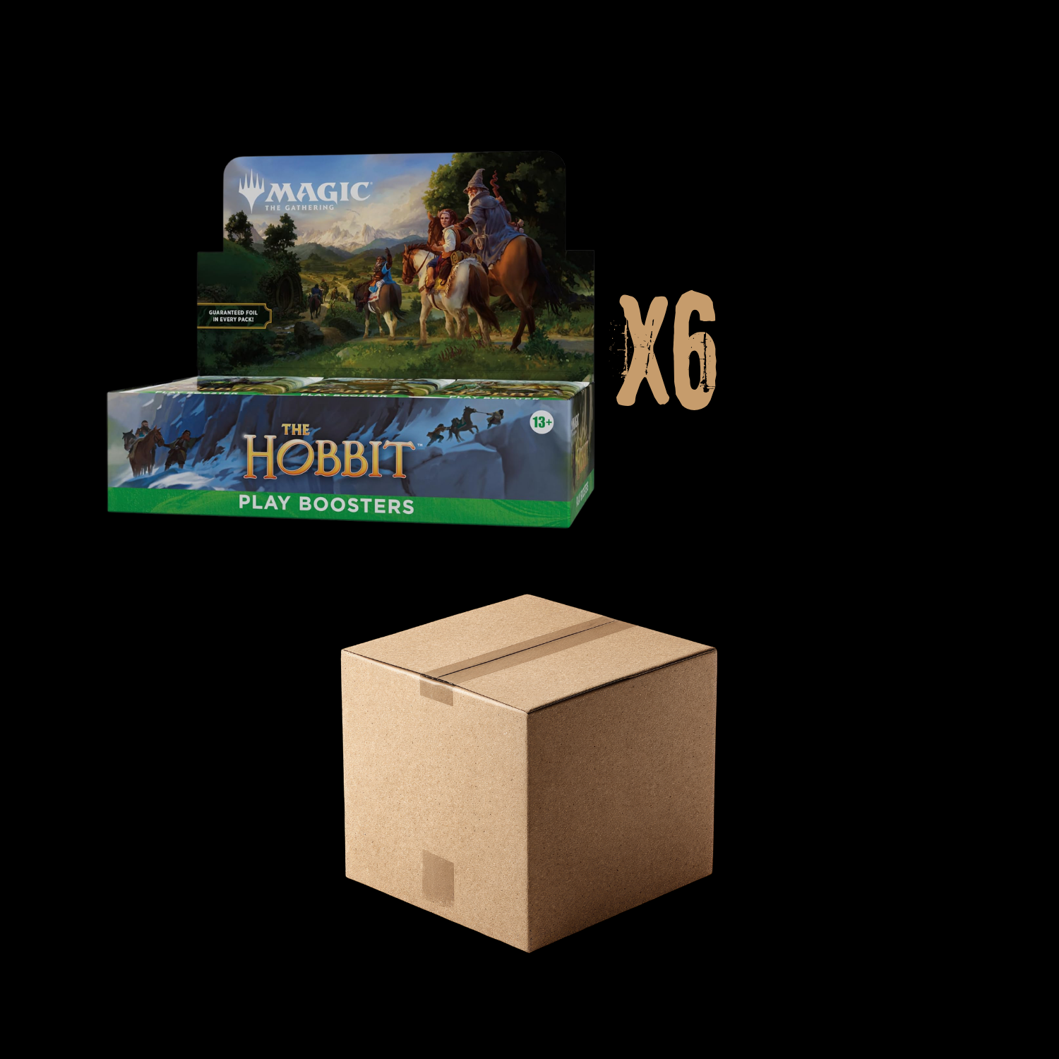 MTG Magic The Gathering The Hobbit x6 Play Booster Box Sealed Case (Ships August 2026)