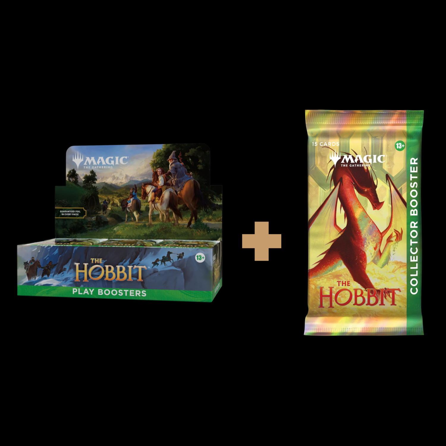 MTG Magic The Gathering The Hobbit Play Booster Box + Collector Booster Combo (Ships August 2026)