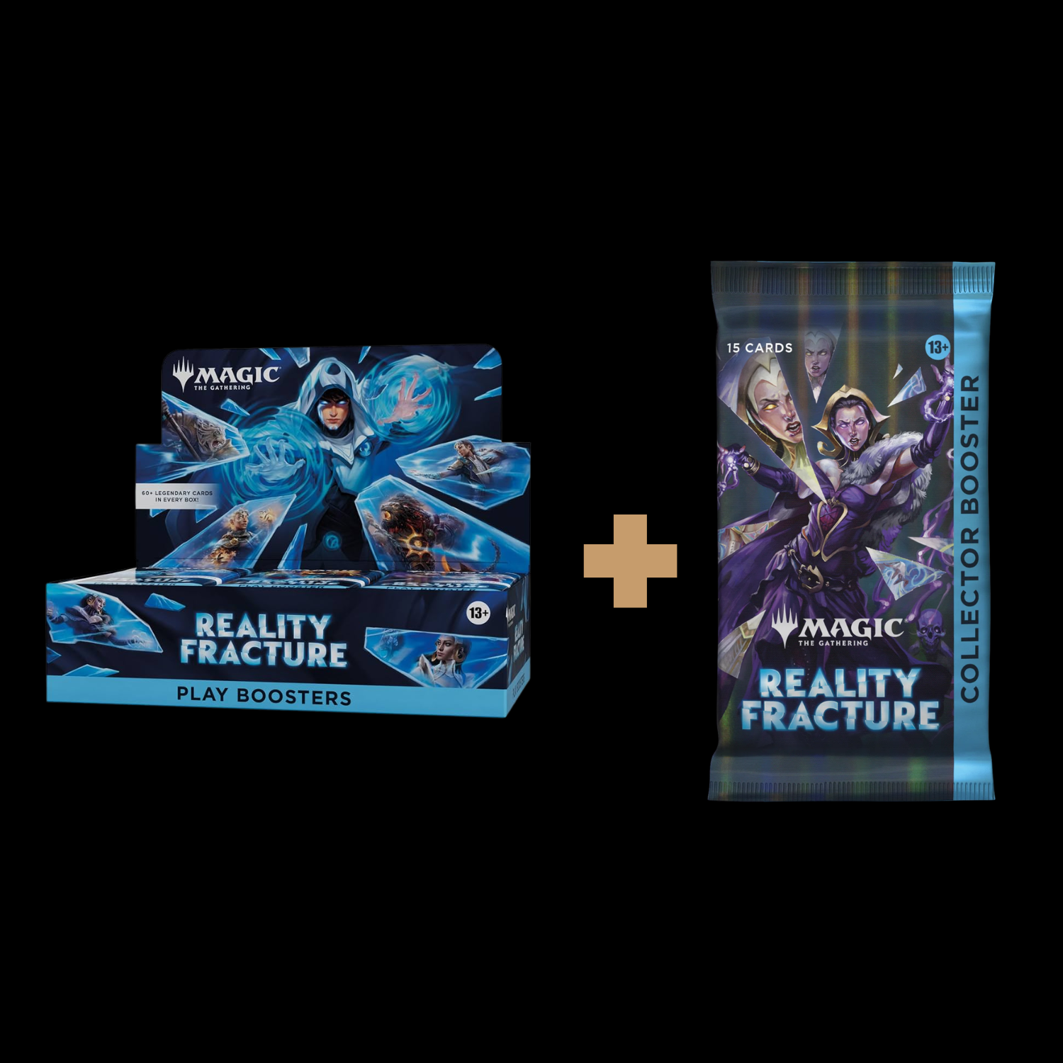 MTG Magic The Gathering Reality Fracture Play Booster Box + Collector Booster Combo (Ships October 2026) (Copy)