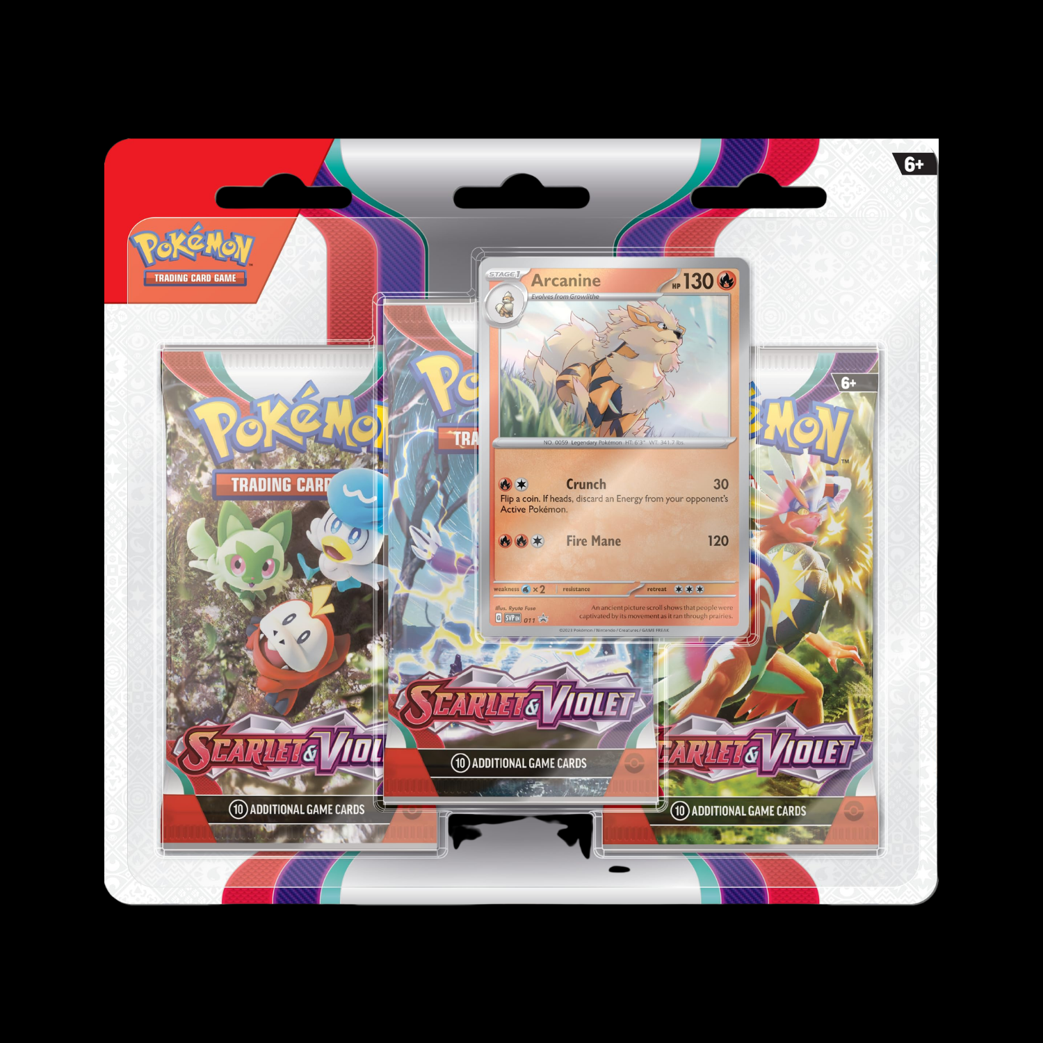 Pokemon Scarlet & Violet Base Set 3 Pack Blister