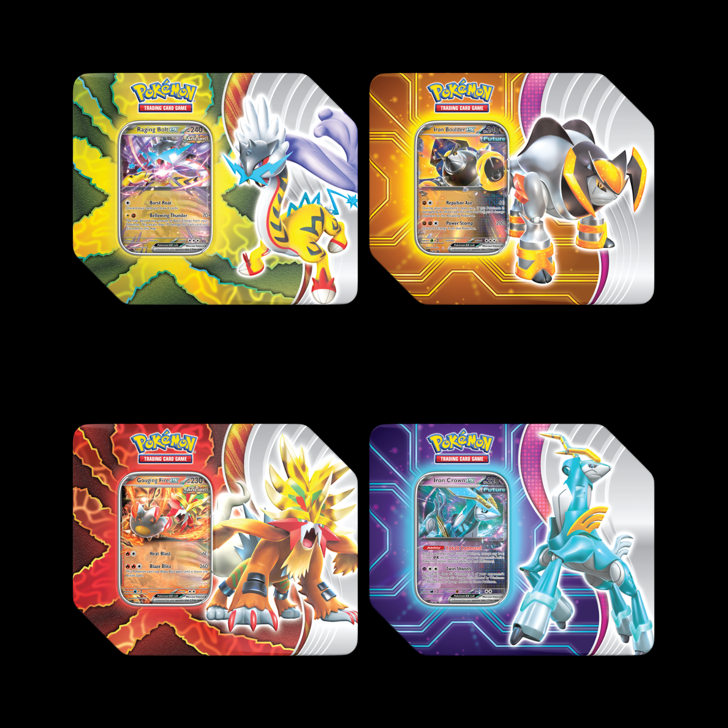 Pokemon Scarlet & Violet Paradox Destinies Tin (5x Boosters) Random Promo