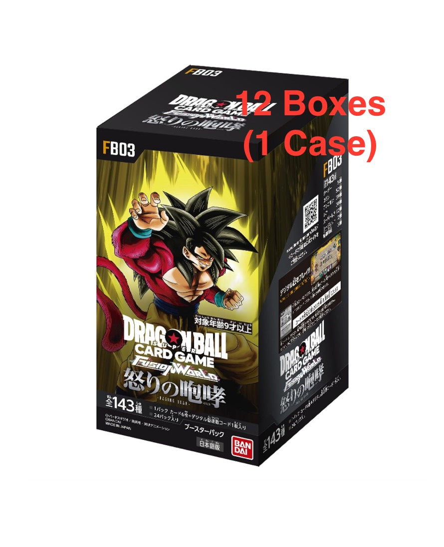 Dragon Ball Super TCG: (1 Case) Fusion World Raging Roar [FB03] - NEW(2024/08/09)