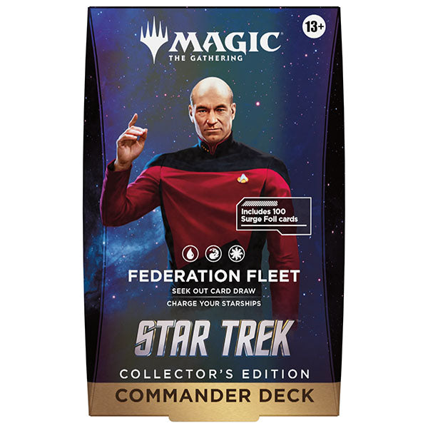 MTG Star Trek Collector Commander Deck - Federation Fleet Pre-Order