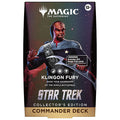 MTG Star Trek Collector Commander Deck - Klingon Fury Pre-Order