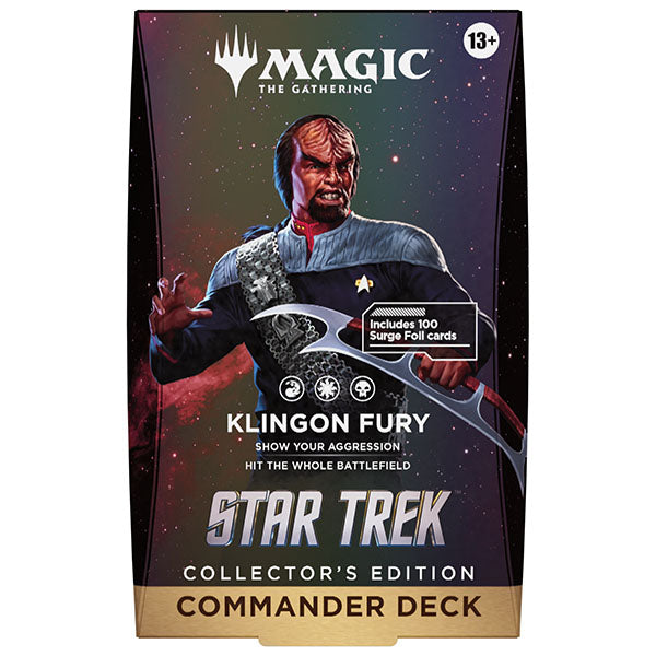 MTG Star Trek Collector Commander Deck - Klingon Fury Pre-Order