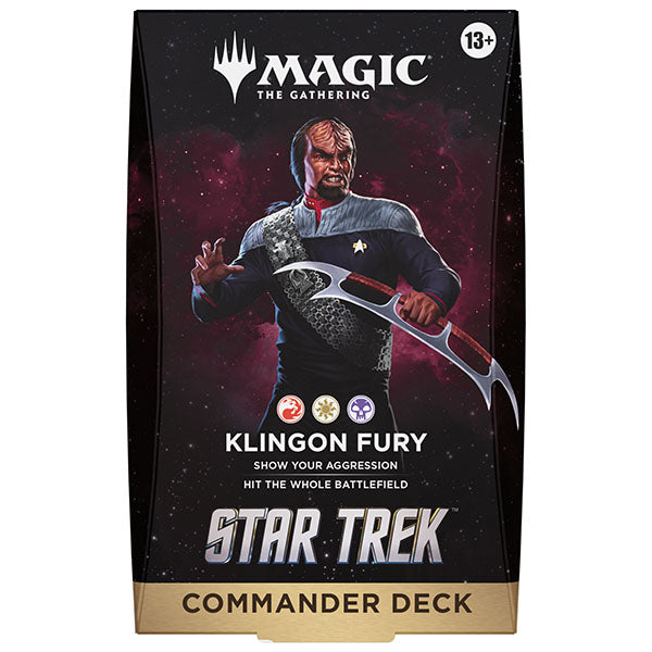 MTG Star Trek Commander Deck - Klingon Fury Pre-Order