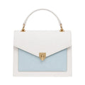 The Lady Cartel White Structured Tote Bag for Women