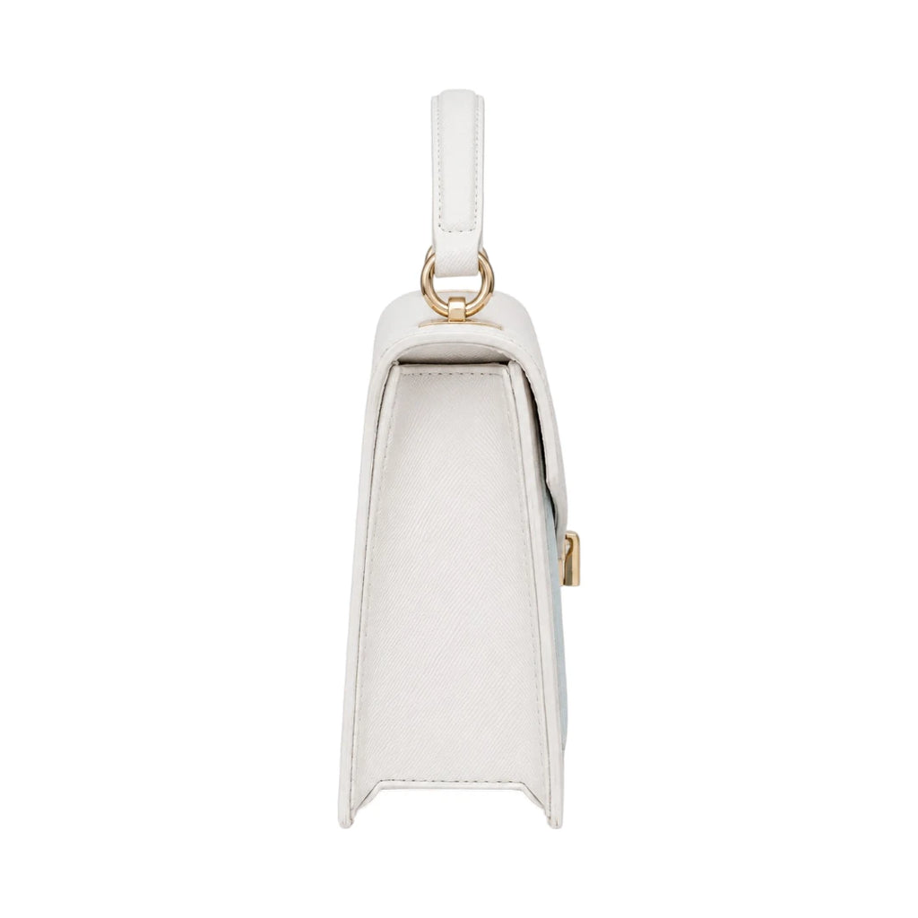 The Lady Cartel White Structured Tote Bag for Women