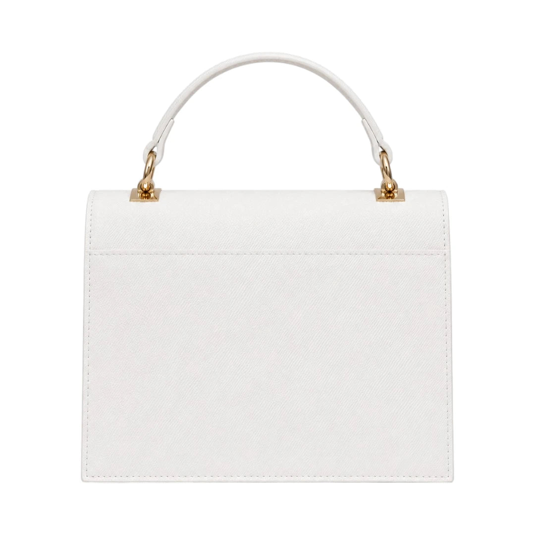 The Lady Cartel White Structured Tote Bag for Women